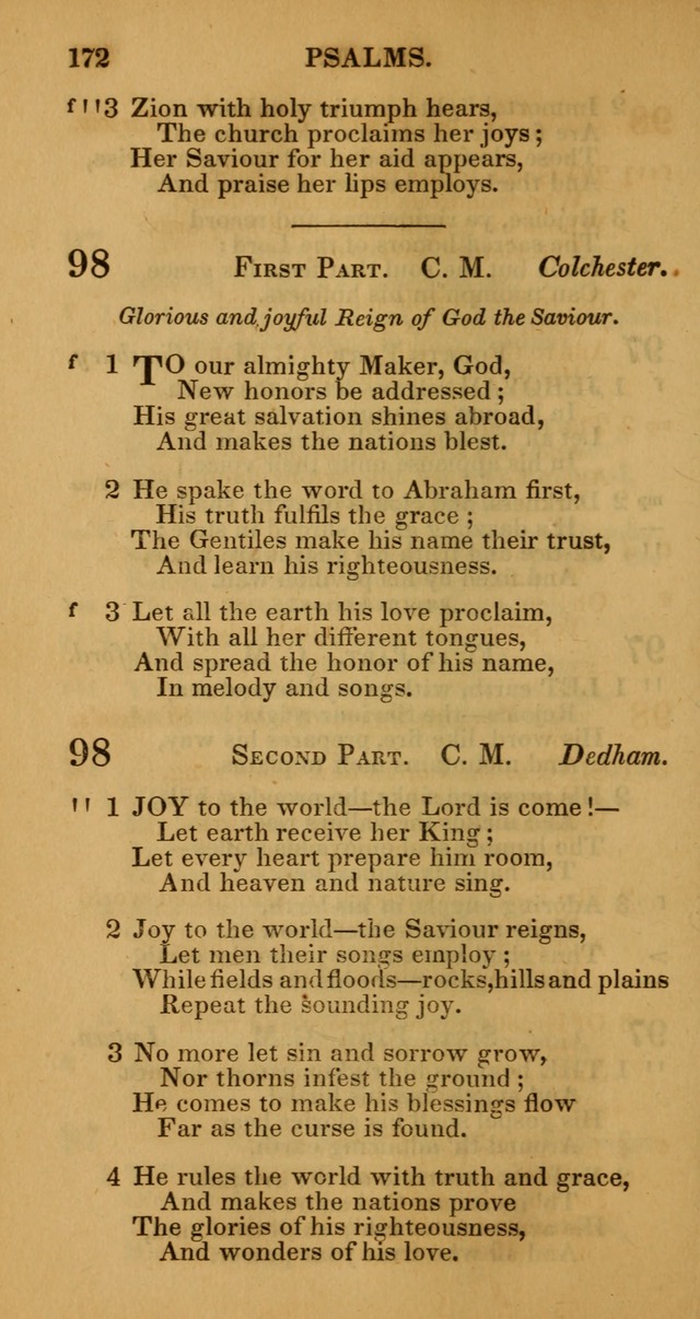Manual of Christian Psalmody: a collection of psalms and hymns for public worship page 174
