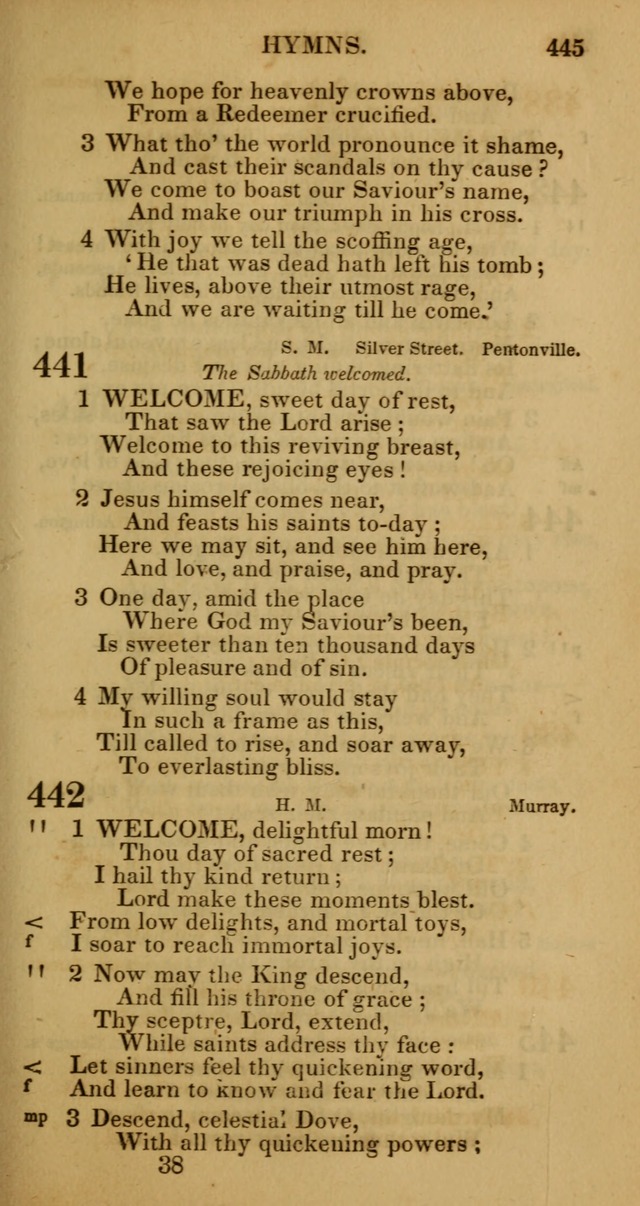 Manual of Christian Psalmody: a collection of psalms and hymns for public worship page 447