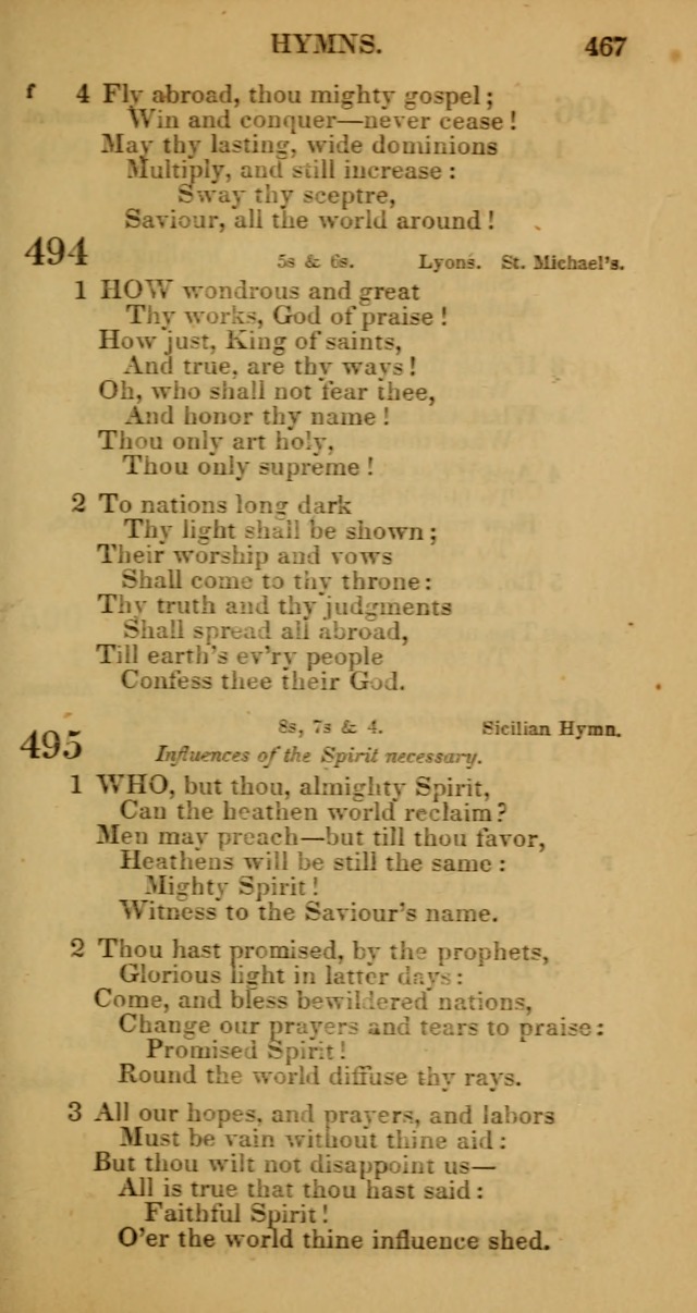 Manual of Christian Psalmody: a collection of psalms and hymns for public worship page 469