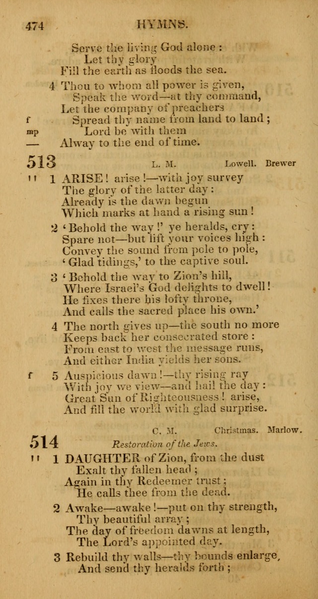 Manual of Christian Psalmody: a collection of psalms and hymns for public worship page 476