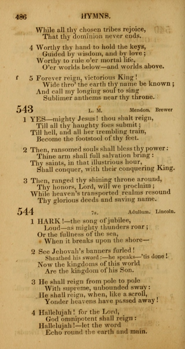 Manual of Christian Psalmody: a collection of psalms and hymns for public worship page 488