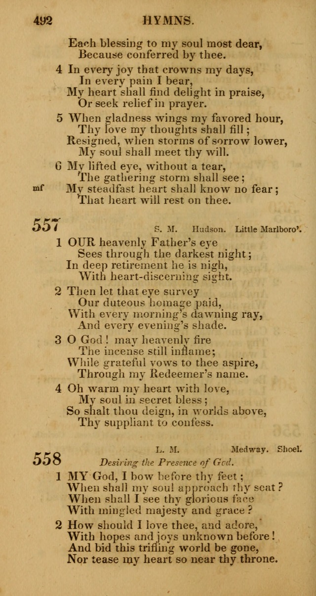 Manual of Christian Psalmody: a collection of psalms and hymns for public worship page 494