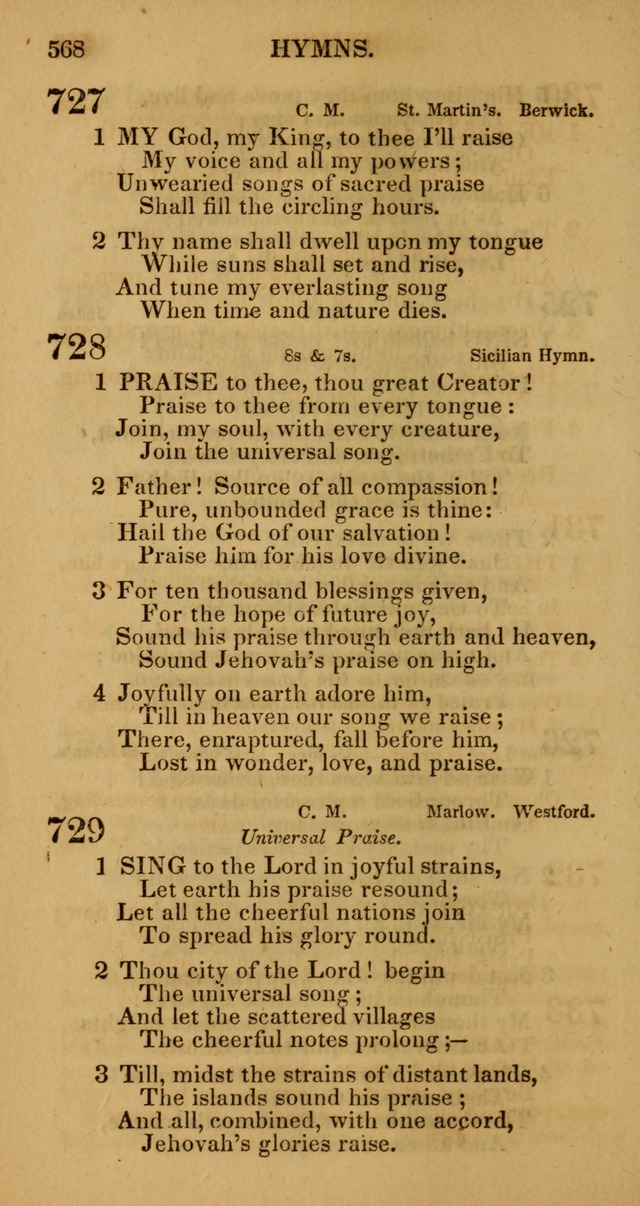 Manual of Christian Psalmody: a collection of psalms and hymns for public worship page 570