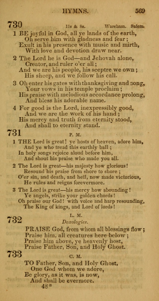 Manual of Christian Psalmody: a collection of psalms and hymns for public worship page 571