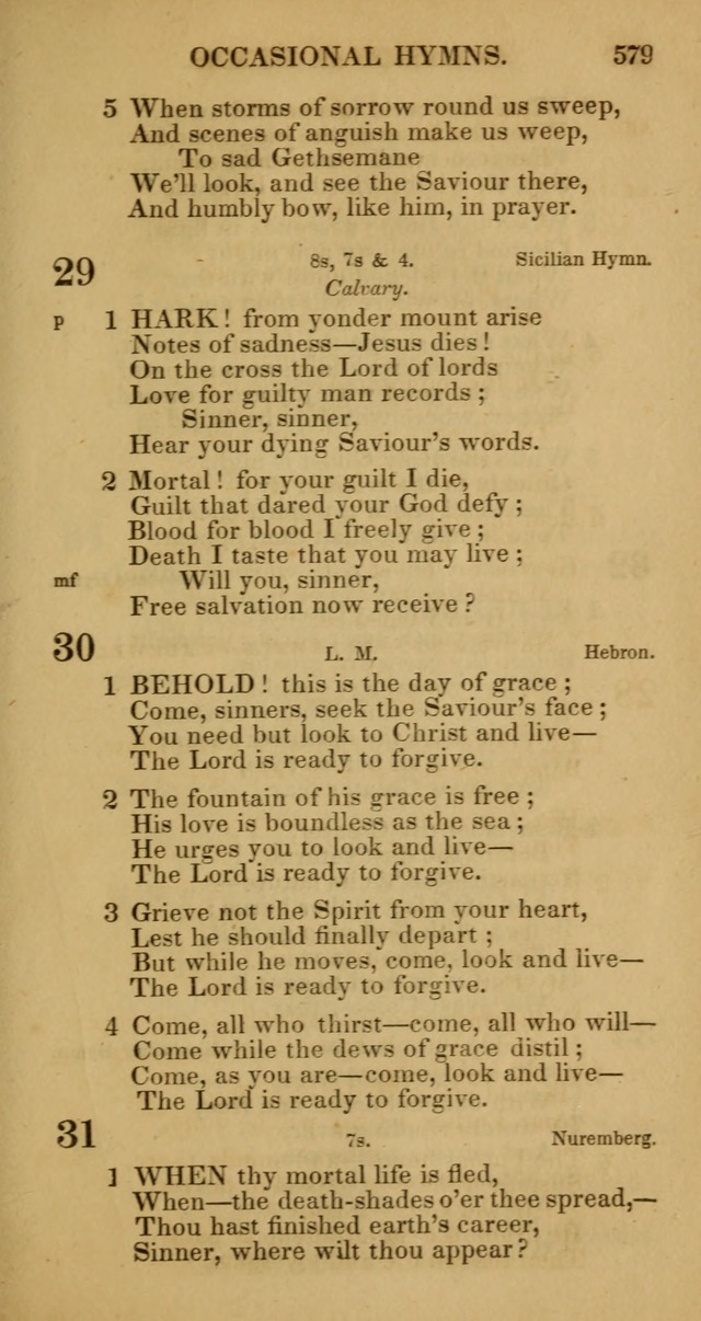 Manual of Christian Psalmody: a collection of psalms and hymns for public worship page 581