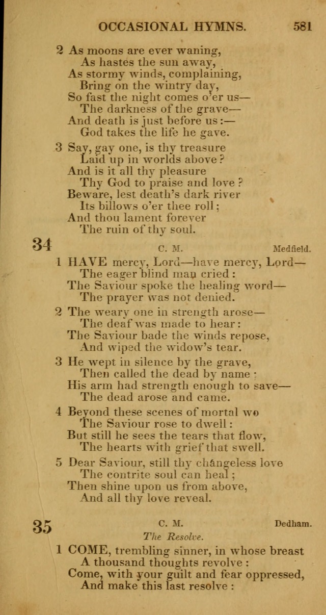 Manual of Christian Psalmody: a collection of psalms and hymns for public worship page 583