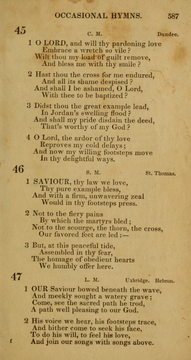 Manual of Christian Psalmody: a collection of psalms and hymns for public worship page 589