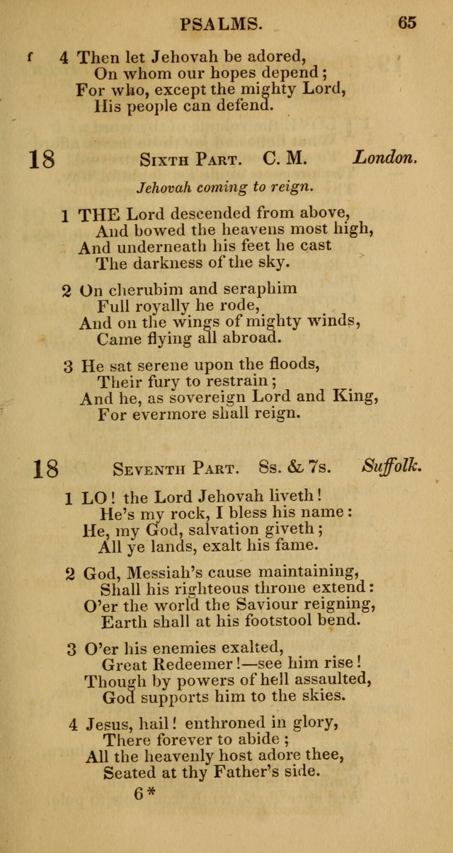 Manual of Christian Psalmody: a collection of psalms and hymns for public worship page 67