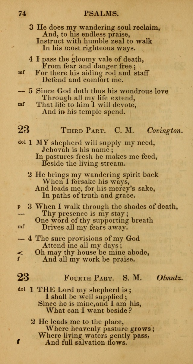 Manual of Christian Psalmody: a collection of psalms and hymns for public worship page 76