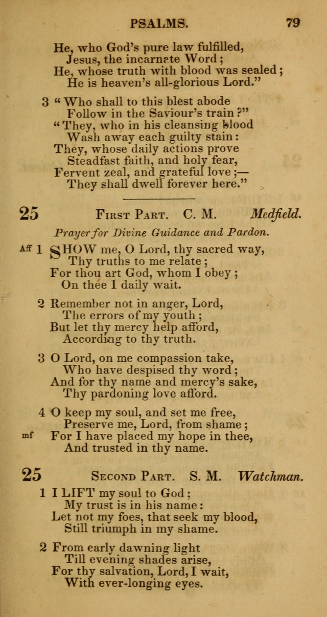 Manual of Christian Psalmody: a collection of psalms and hymns for public worship page 81