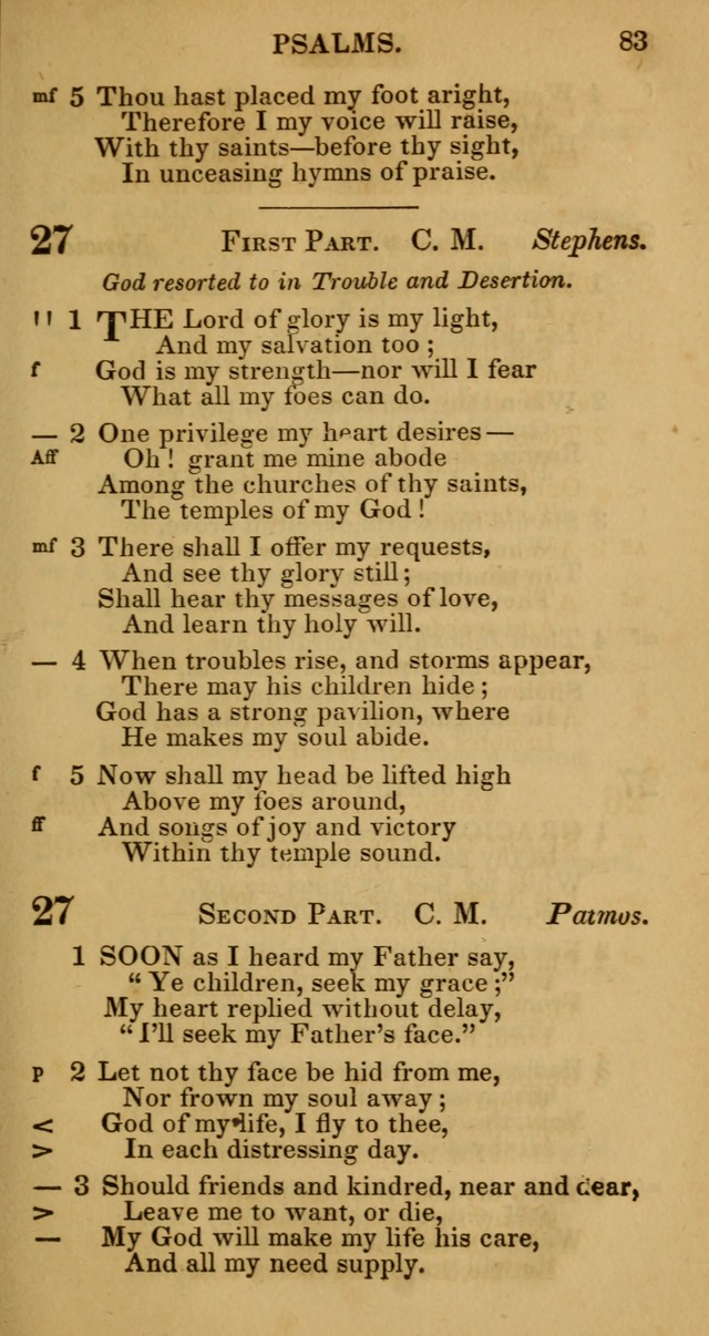 Manual of Christian Psalmody: a collection of psalms and hymns for public worship page 85