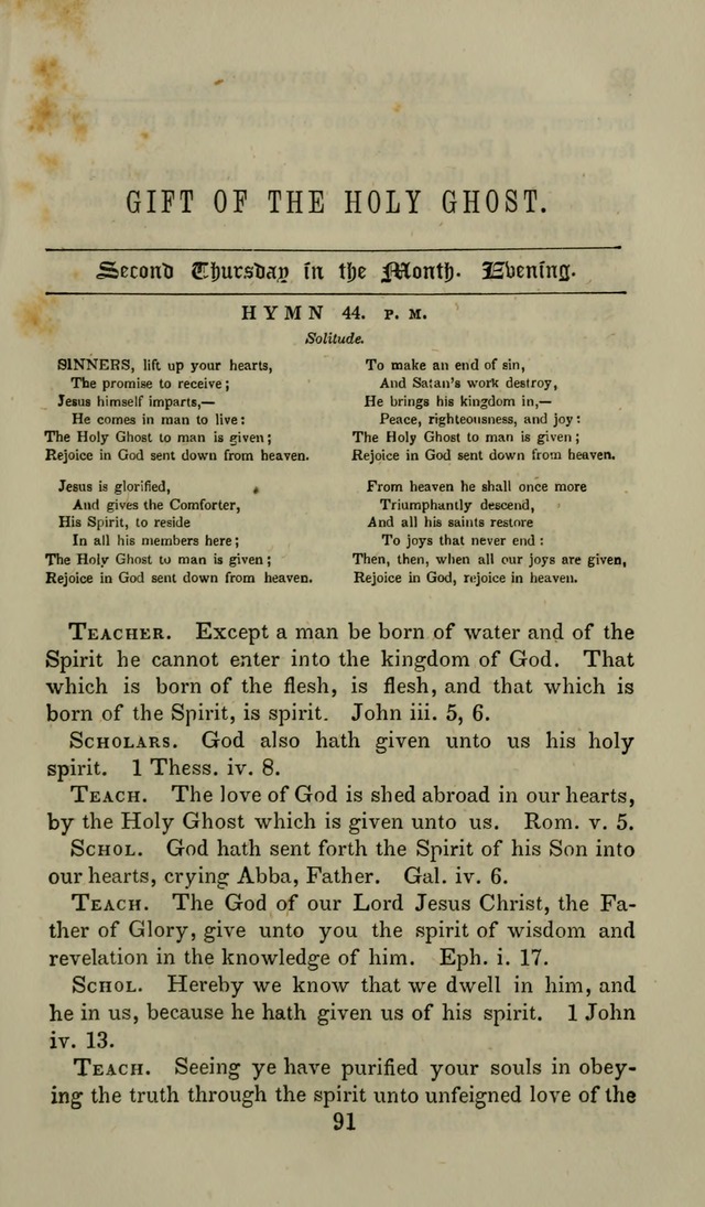Manual of Devotion: or religious exercises for the morning and evening of each day of the month, for the use of schools and private families page 93