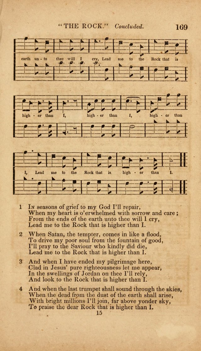 The Minstrel of Zion: a book of religious songs, accompanied with appropriate music, chiefly original page 169