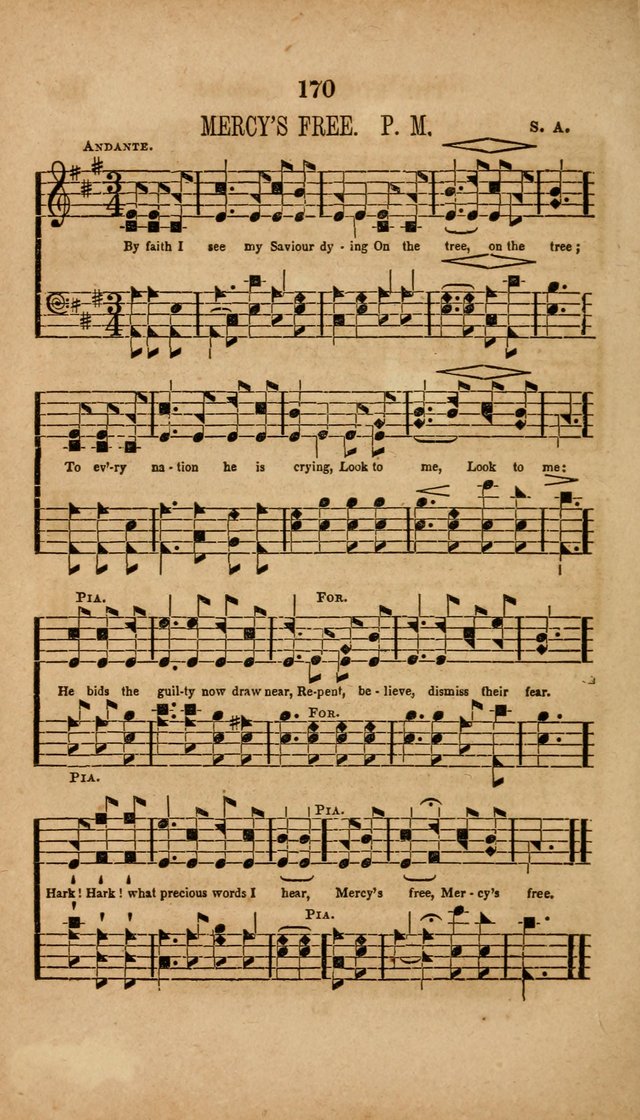 The Minstrel of Zion: a book of religious songs, accompanied with appropriate music, chiefly original page 170