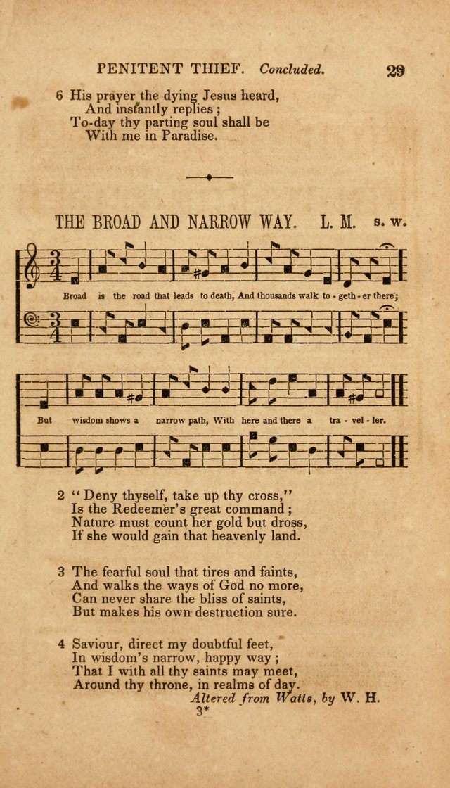 The Minstrel of Zion: a book of religious songs, accompanied with appropriate music, chiefly original page 29
