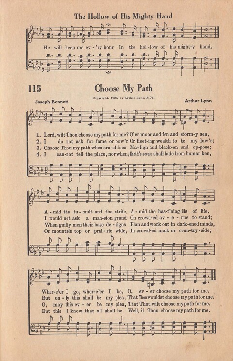 Melodies of Zion: A Compilation of Hymns and Songs, Old and New, Intended for All Kinds of Religious Service page 114