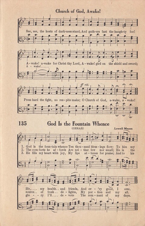 Melodies of Zion: A Compilation of Hymns and Songs, Old and New, Intended for All Kinds of Religious Service page 134