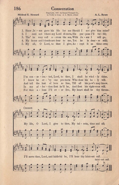 Melodies of Zion: A Compilation of Hymns and Songs, Old and New, Intended for All Kinds of Religious Service page 184