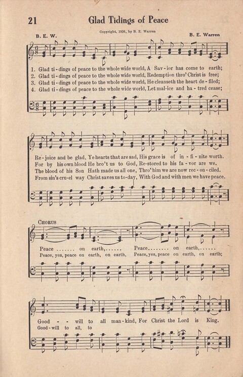 Melodies of Zion: A Compilation of Hymns and Songs, Old and New, Intended for All Kinds of Religious Service page 22