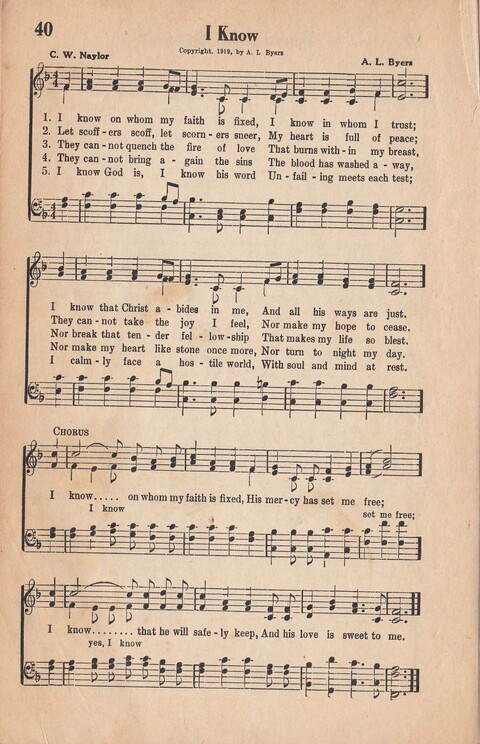 Melodies of Zion: A Compilation of Hymns and Songs, Old and New, Intended for All Kinds of Religious Service page 41