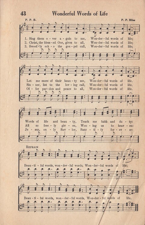 Melodies of Zion: A Compilation of Hymns and Songs, Old and New, Intended for All Kinds of Religious Service page 44