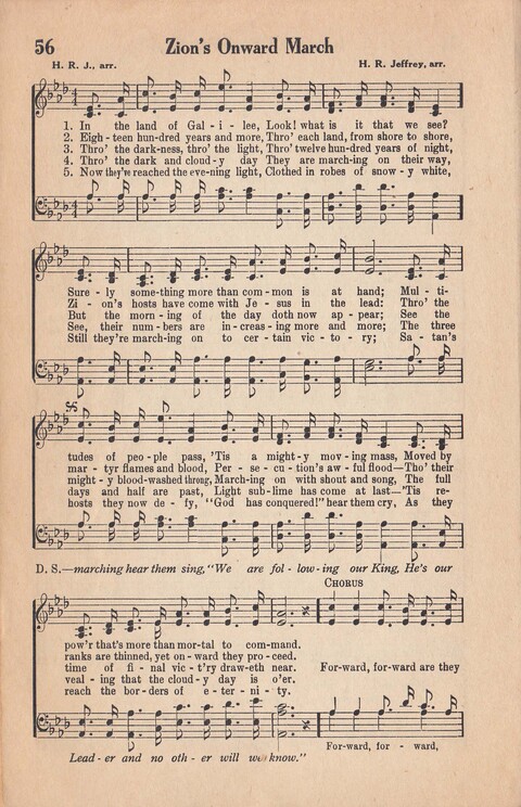 Melodies of Zion: A Compilation of Hymns and Songs, Old and New, Intended for All Kinds of Religious Service page 57