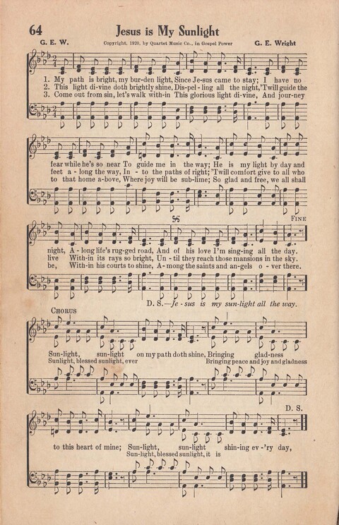 Melodies of Zion: A Compilation of Hymns and Songs, Old and New, Intended for All Kinds of Religious Service page 65