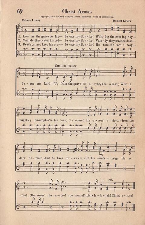 Melodies of Zion: A Compilation of Hymns and Songs, Old and New, Intended for All Kinds of Religious Service page 70