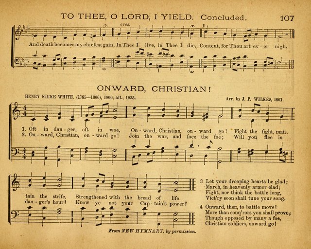 The New Alleluia: a collection of hymns and tunes for the Church School, and the mid-week meeting page 112