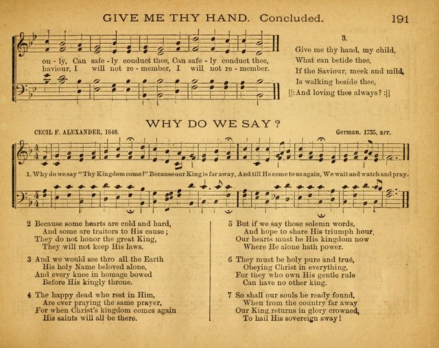 The New Alleluia: a collection of hymns and tunes for the Church School, and the mid-week meeting page 196