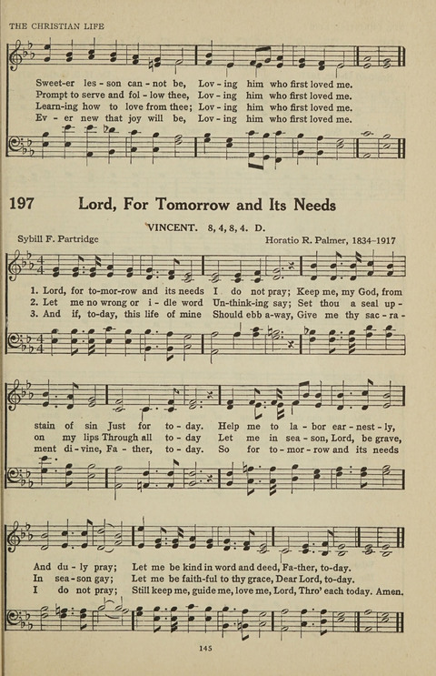 New Baptist Hymnal: containing standard and Gospel hymns and responsive readings page 145