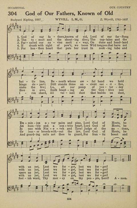 New Baptist Hymnal: containing standard and Gospel hymns and responsive readings page 234