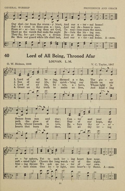 New Baptist Hymnal: containing standard and Gospel hymns and responsive readings page 31