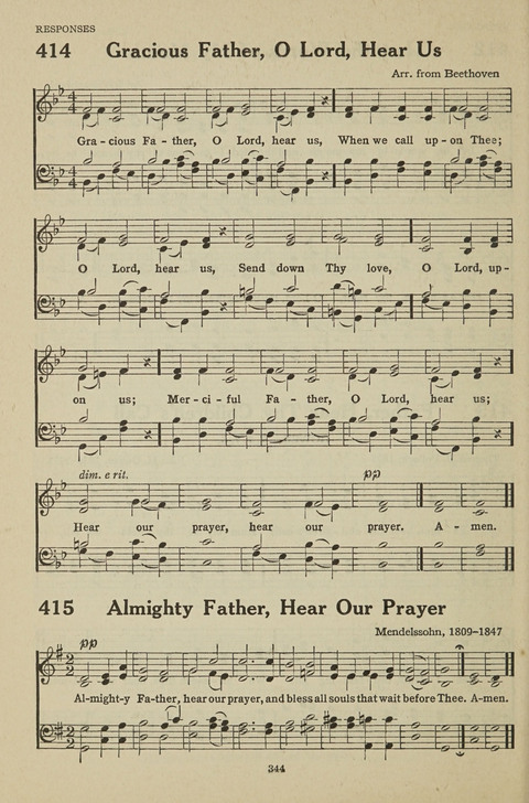 New Baptist Hymnal: containing standard and Gospel hymns and responsive readings page 344