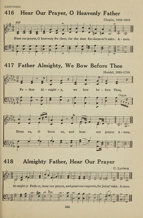 New Baptist Hymnal: containing standard and Gospel hymns and responsive readings page 345