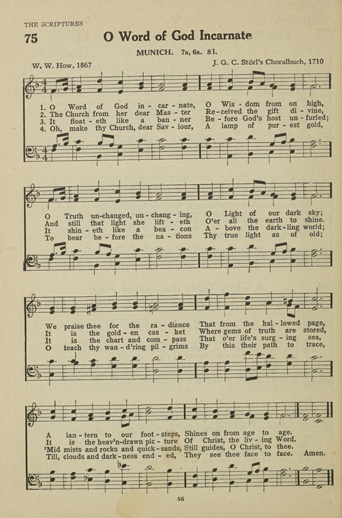 New Baptist Hymnal: containing standard and Gospel hymns and responsive readings page 56