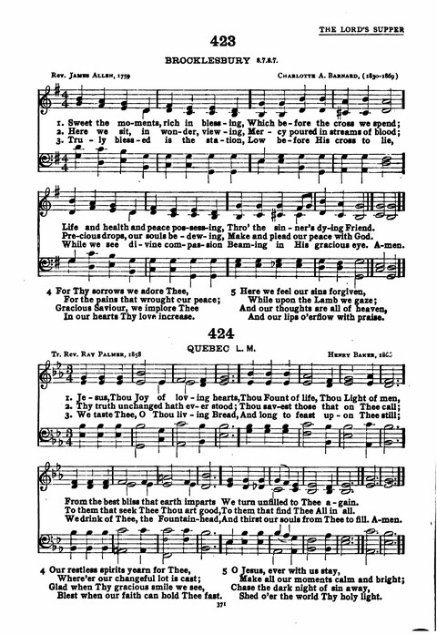 The New Baptist Praise Book: or, Hymns of the Centuries page 367