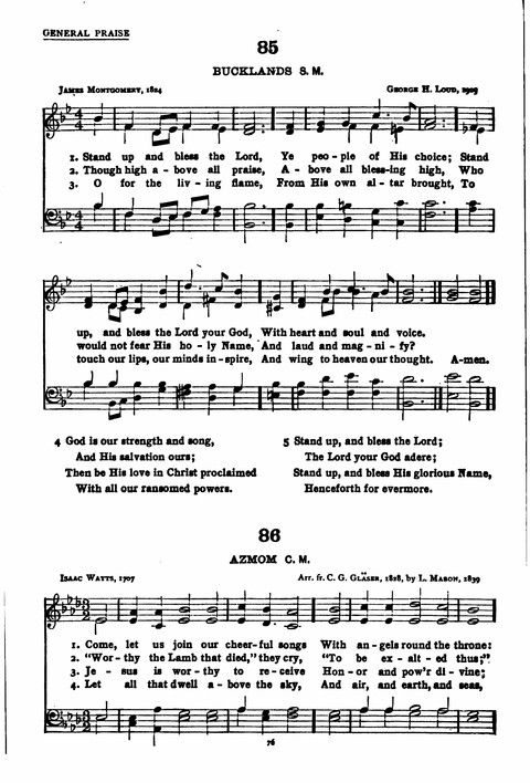 The New Baptist Praise Book: or, Hymns of the Centuries page 74