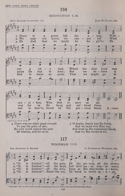 The New Baptist Praise Book: or hymns of the centuries page 106