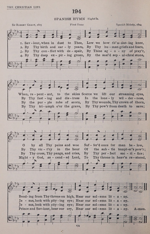 The New Baptist Praise Book: or hymns of the centuries page 174