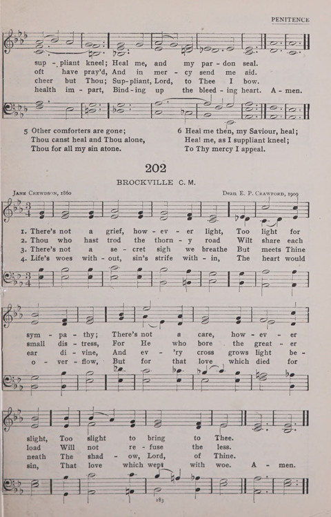 The New Baptist Praise Book: or hymns of the centuries page 183