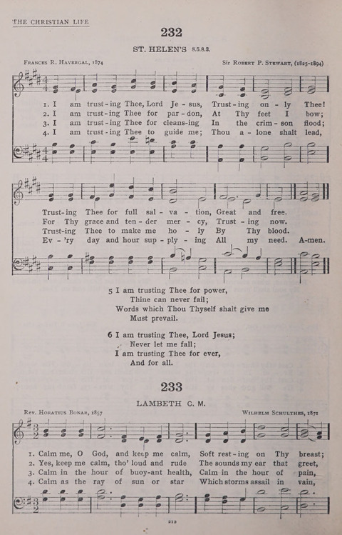 The New Baptist Praise Book: or hymns of the centuries page 212