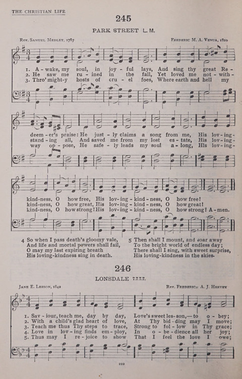 The New Baptist Praise Book: or hymns of the centuries page 222