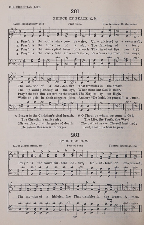 The New Baptist Praise Book: or hymns of the centuries page 250