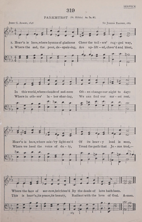 The New Baptist Praise Book: or hymns of the centuries page 283