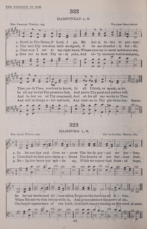 The New Baptist Praise Book: or hymns of the centuries page 286