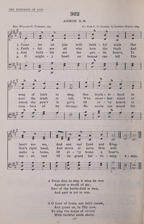 The New Baptist Praise Book: or hymns of the centuries page 318