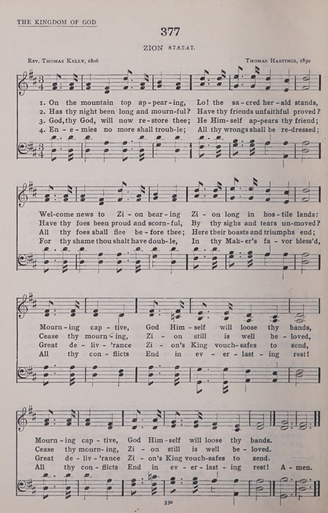 The New Baptist Praise Book: or hymns of the centuries page 330