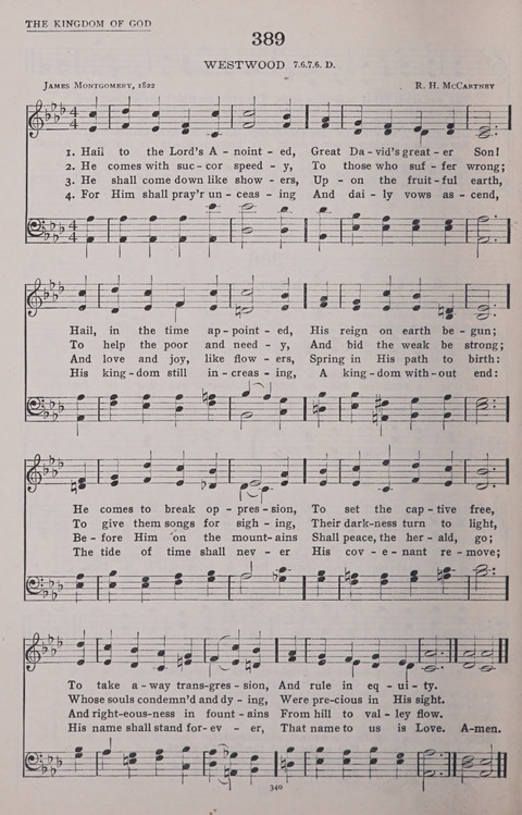 The New Baptist Praise Book: or hymns of the centuries page 340