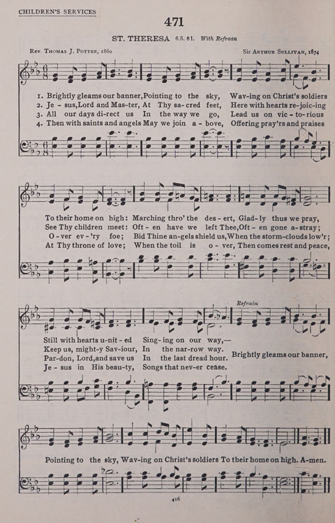 The New Baptist Praise Book: or hymns of the centuries page 416